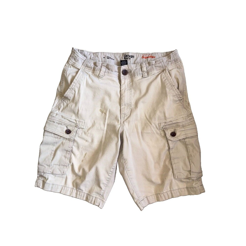 Mens Streetwear 34 Cargo Shorts Super Flex Utility Urban Pipelines